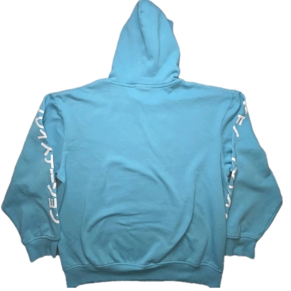 ​PlayStation Japan 1994 Teal Hoodie Large L Sony Gaming Sweatshirt - Picture 4 of 5
